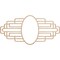 Ekena Millwork Elizabeth Wood Fretwork Pierced Ceiling Medallion, Alder, 22"W x 11"H x 6"IW x 10 3/8"IH x 3/8"T CMWP22X11X0375EBAL - alternate 1